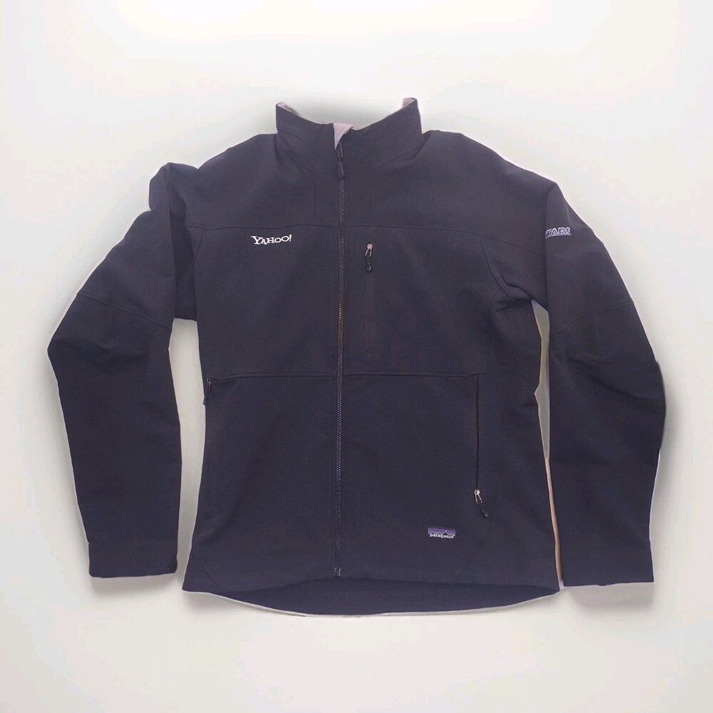 PATAGONIA Guide Jacket Mens Large Black Softshell Yahoo All Stars Tech Vintage L